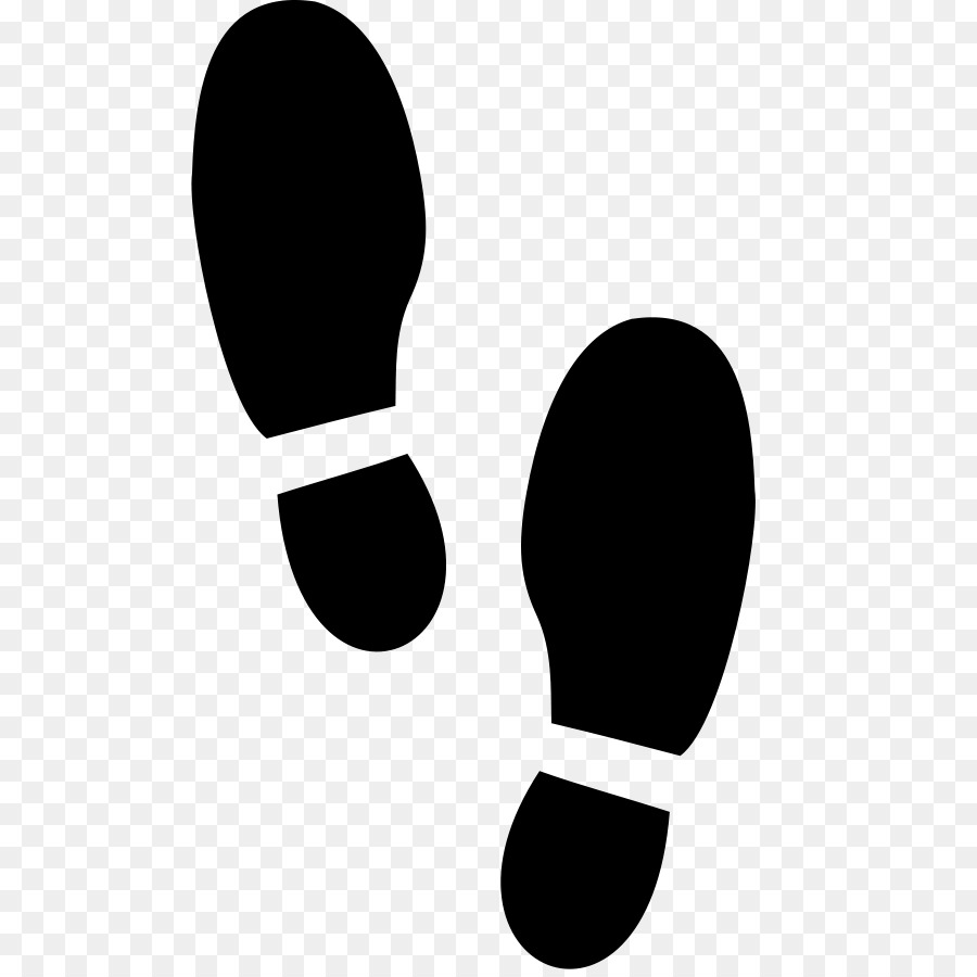 Footprint Shoe Sneakers Clip art - others png download - 548*900 - Free Transparent Footprint png Download.