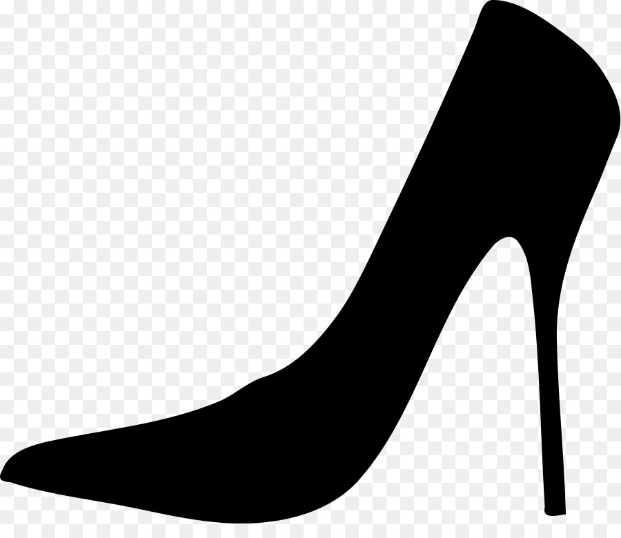 Shoe Black and white High-heeled footwear - Vector Shoes Transparent Background png download - 900*761 - Free Transparent  png Download.