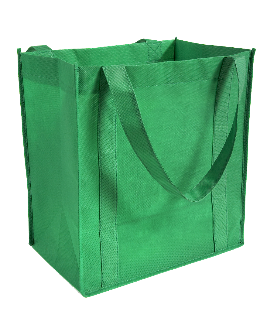 Tote bag Reusable shopping bag Canvas - Green canvas shopping bag png ...