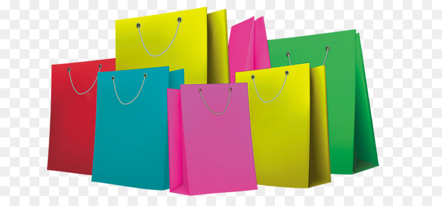 Paper Shopping bag - Colored shopping bags png download - 4307*2000 - Free Transparent Paper png Download.