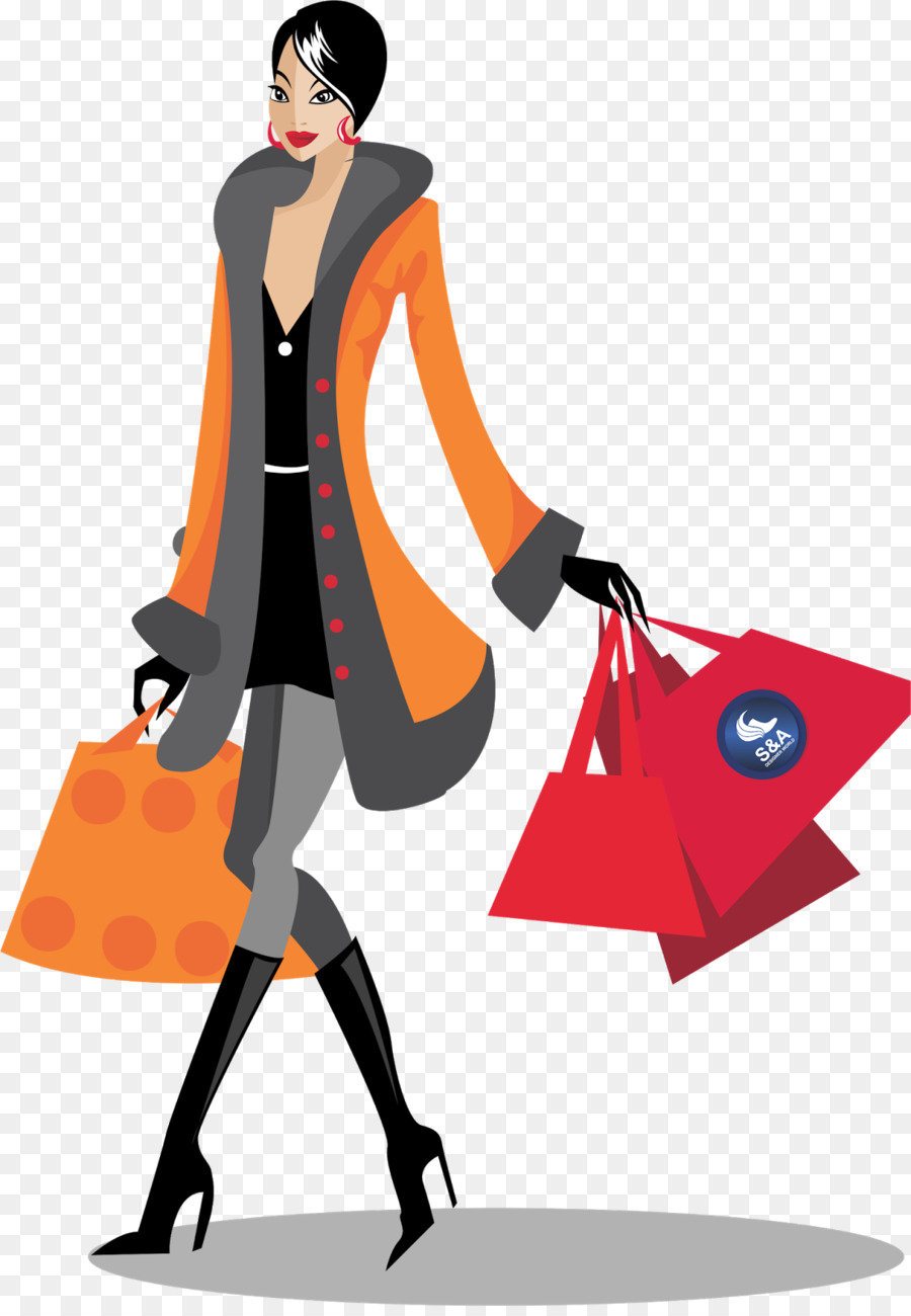 women shopping png