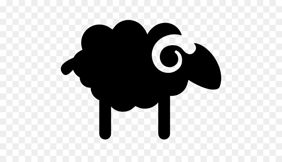 Black sheep Goat Silhouette - the year of the sheep png download - 512*512 - Free Transparent Sheep png Download.