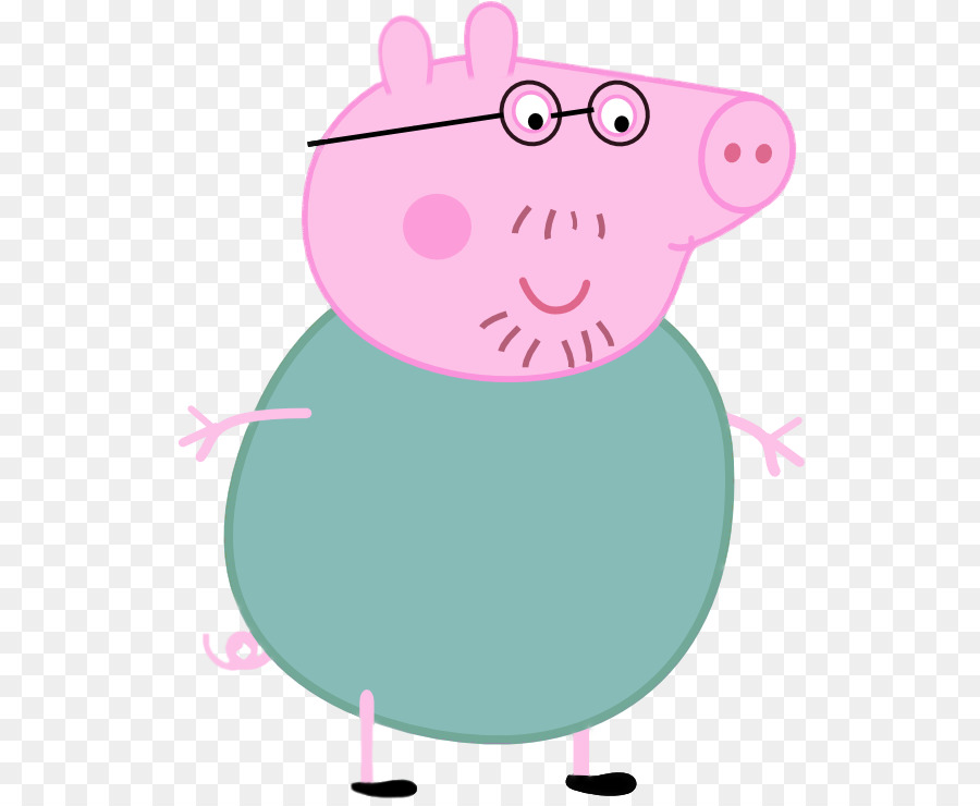 Daddy Pig Mummy Pig Television show - pig png download - 580*734 - Free Transparent Pig png Download.