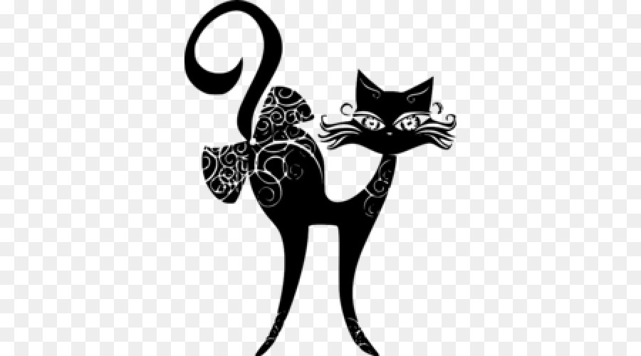 Black cat Silhouette Royalty-free Clip art - cat silhouette png ...