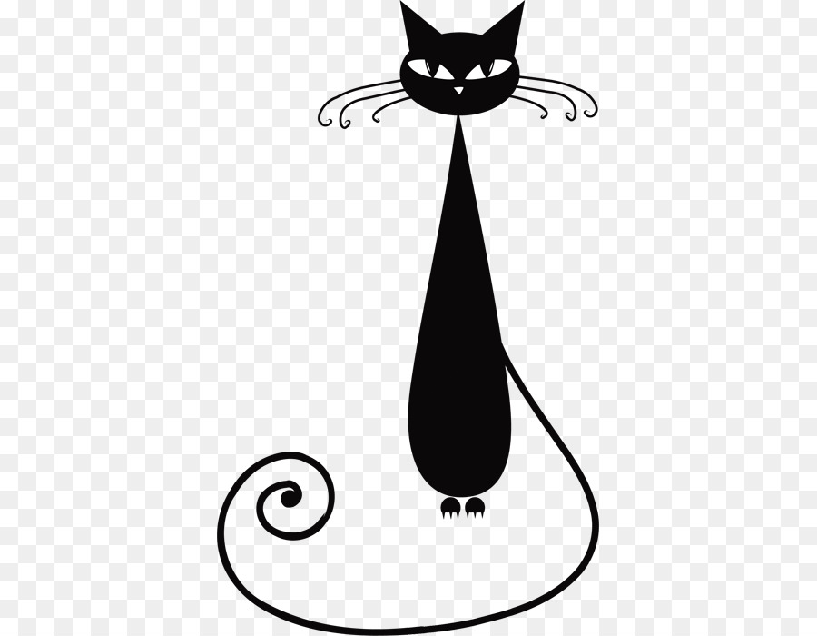 Cat Kitten Clip art Vector graphics Silhouette - siamese cat drawings png download - 421*700 - Free Transparent Cat png Download.
