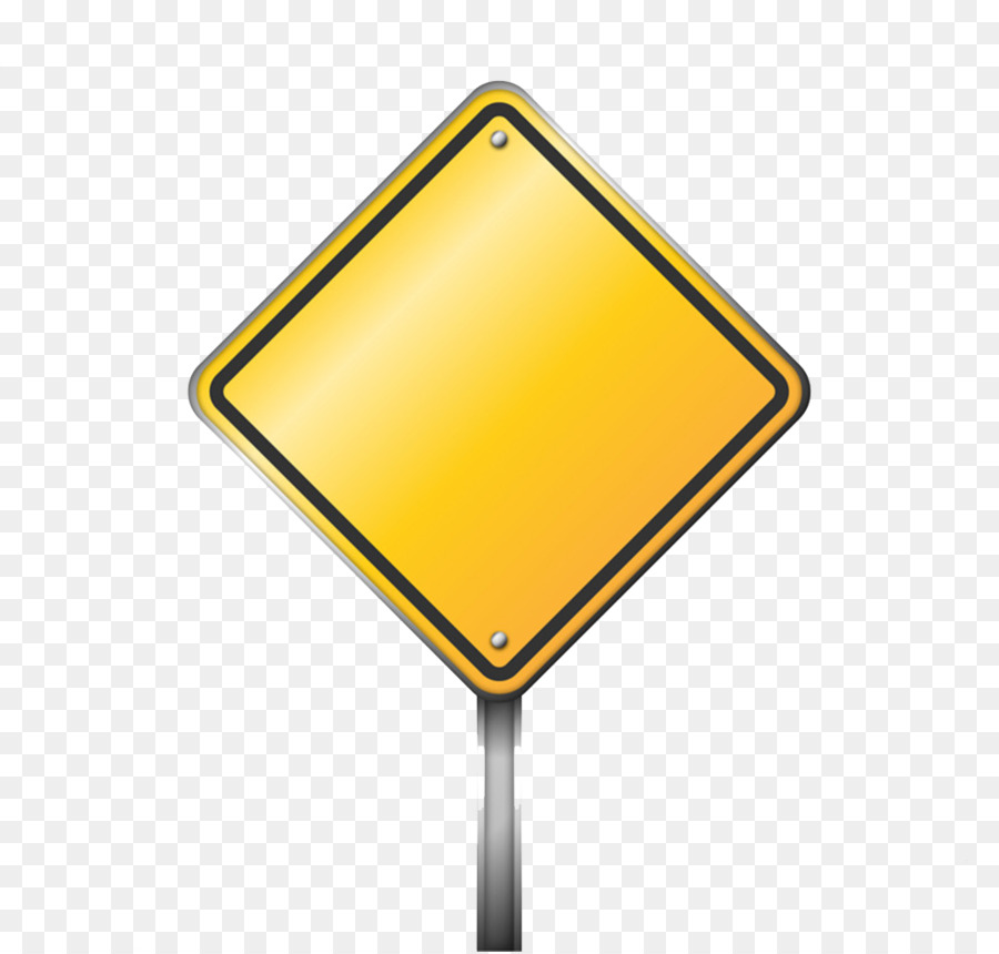 Traffic sign Warning sign Icon - Blank yellow road signs png download - 1024*976 - Free Transparent Traffic Sign png Download.