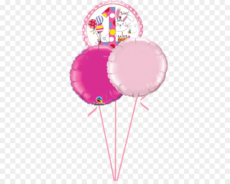Toy balloon Pink Birthday Party - balloon png download - 570*708 - Free Transparent Balloon png Download.