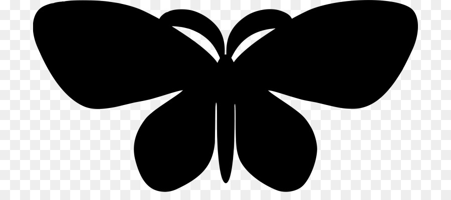 Silhouette Butterfly Clip art - Silhouette png download - 768*384 - Free Transparent Silhouette png Download.