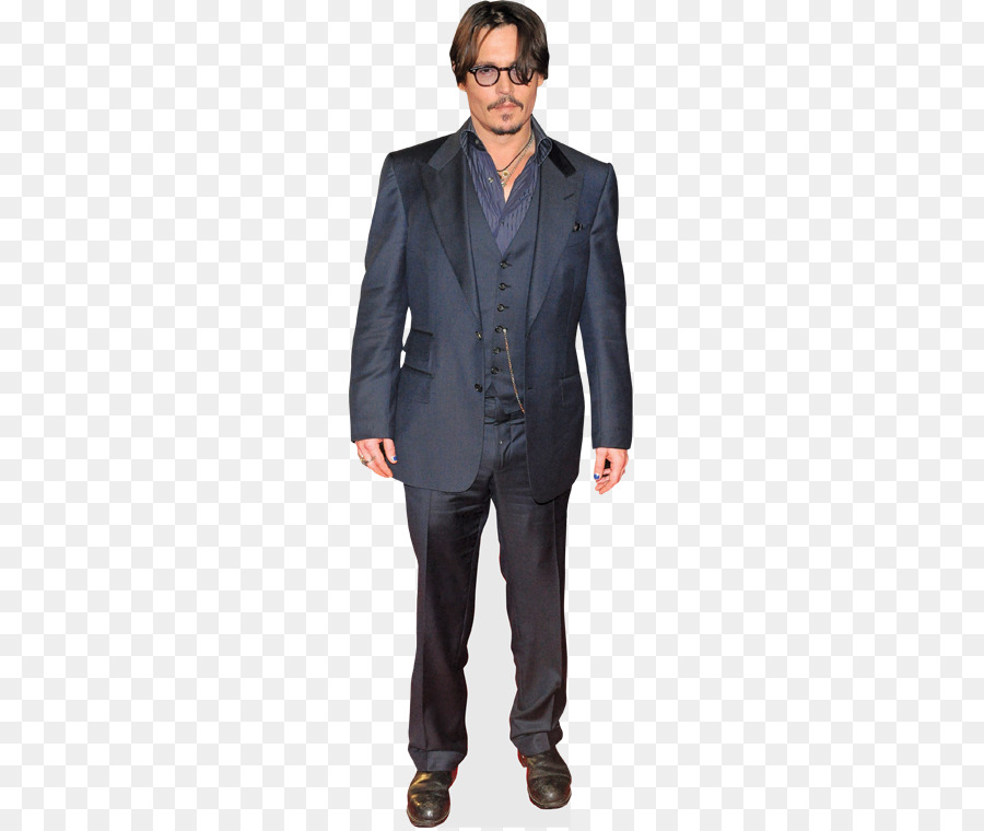 Johnny Depp Black Jacket Life Size Cutout Suit Standee Celebrity - Bollywood Stars in Real Life png download - 363*757 - Free Transparent Johnny Depp png Download.