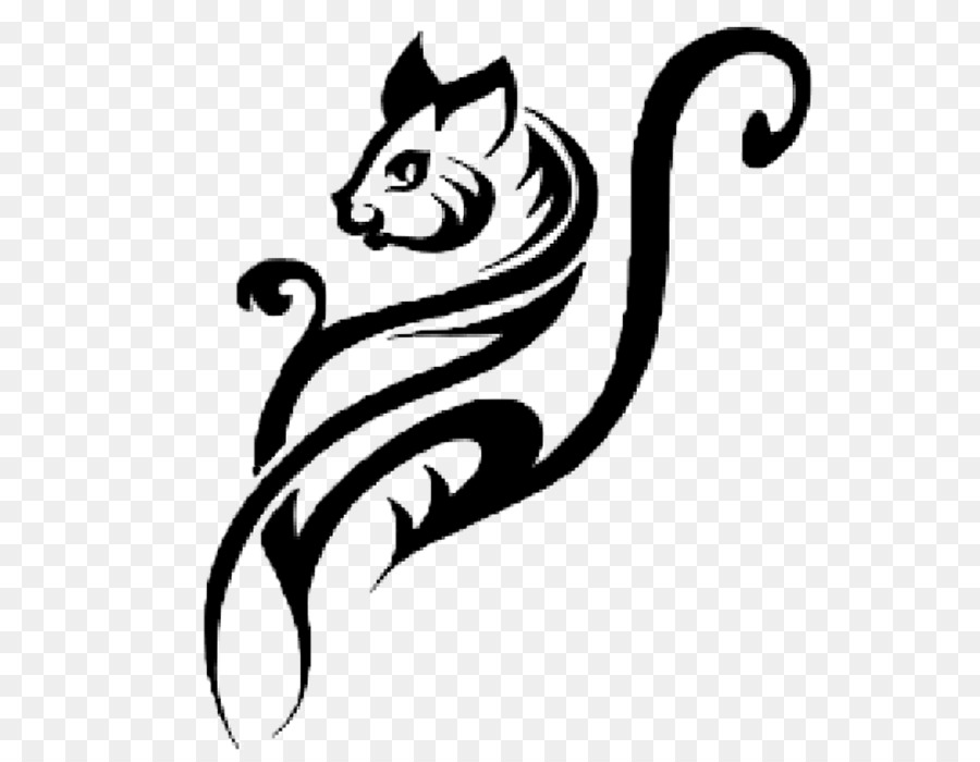 Cat Tattoo Stencil Symbol - Cat png download - 618*690 - Free Transparent Cat png Download.