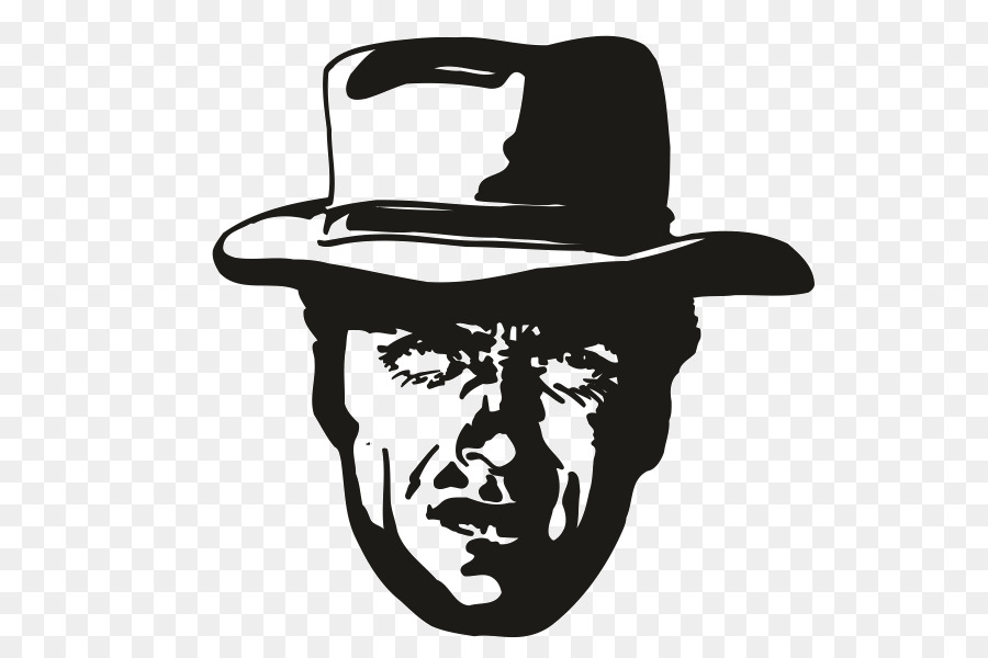 Cowboy hat Silhouette Font - clint eastwood png download - 600*600 - Free Transparent Cowboy Hat png Download.