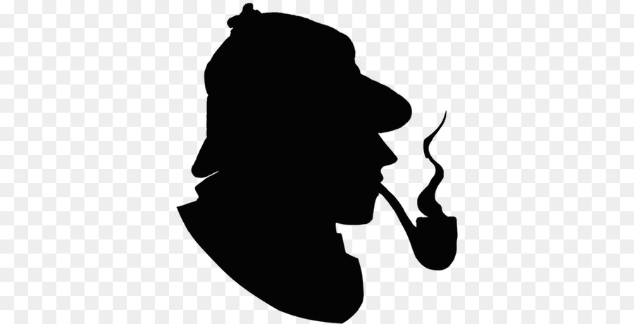 Sherlock Holmes Museum The Adventures of Sherlock Holmes Detective fiction - Silhouette png download - 400*460 - Free Transparent Sherlock Holmes Museum png Download.
