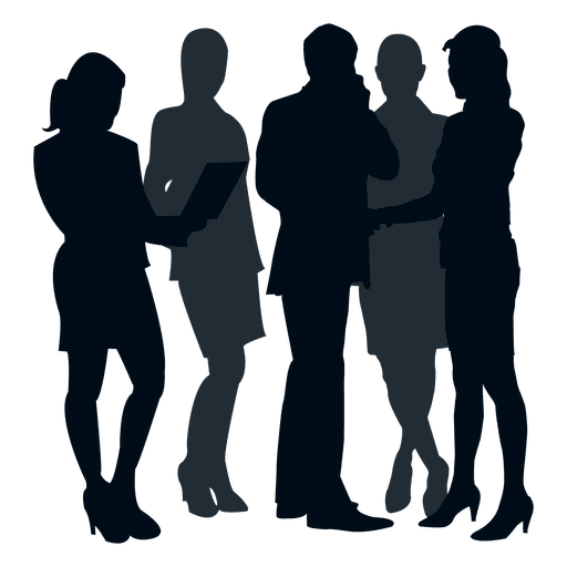 Silhouette - Silhouette group png download - 512*512 - Free Transparent ...