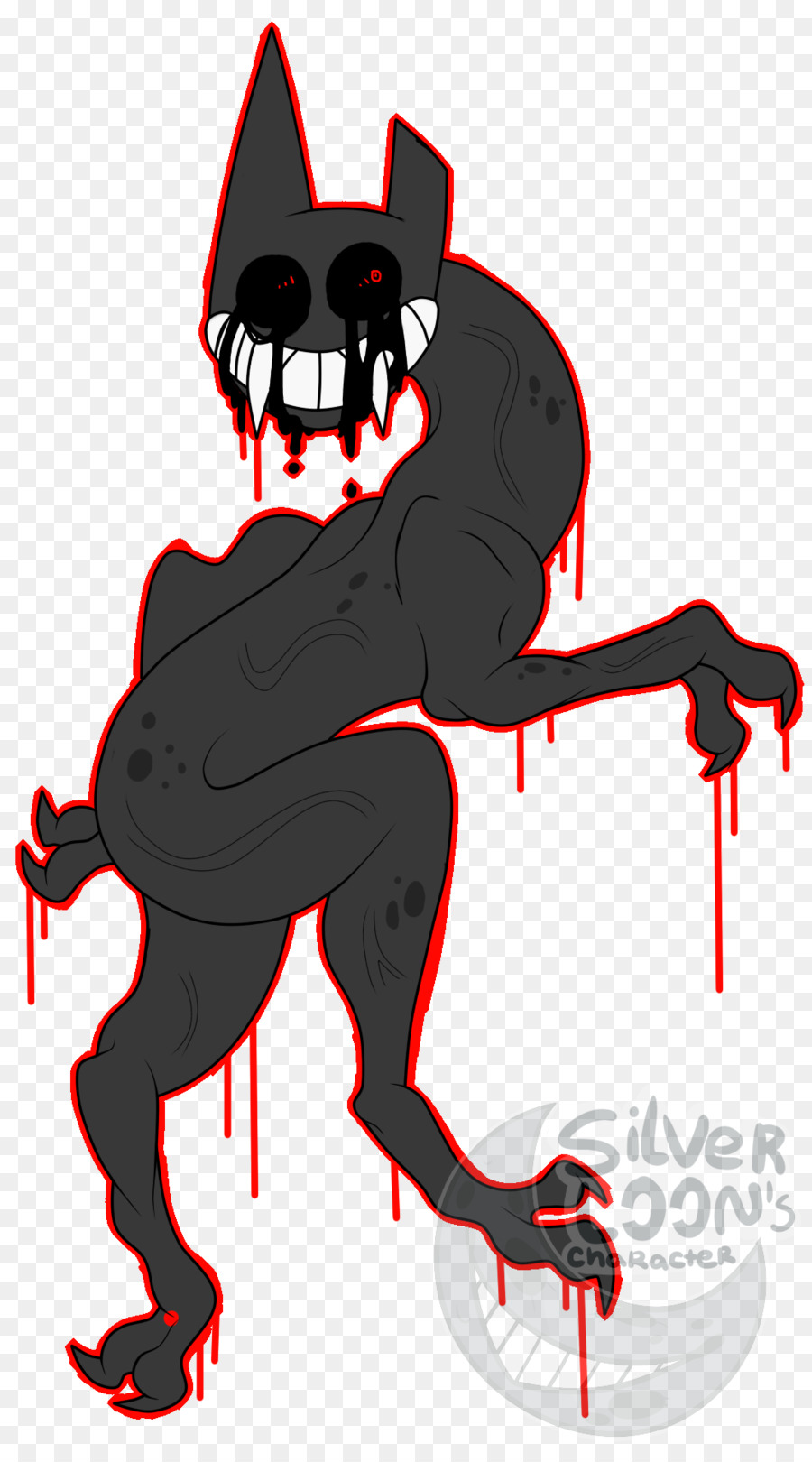 Clip art Black Silhouette Cartoon Legendary creature - creeper guy png download - 1038*1851 - Free Transparent Black png Download.