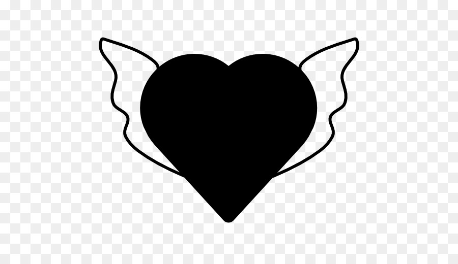 Heart Computer Icons - heart-shaped silhouette png download - 512*512 - Free Transparent  png Download.