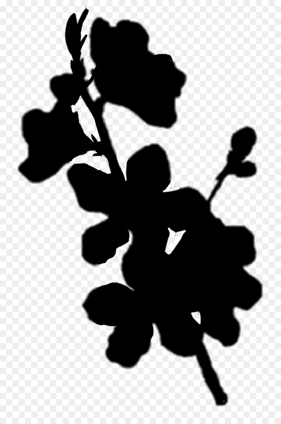 Clip art Flowering plant Silhouette Leaf -  png download - 1939*2896 - Free Transparent Flower png Download.