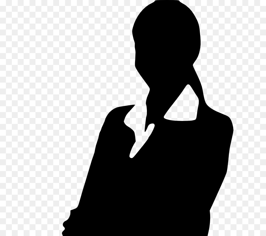 Silhouette Man's Head