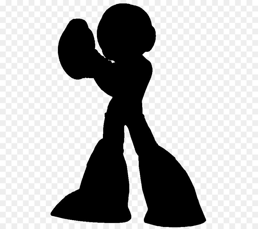 Silhouette Man's Head