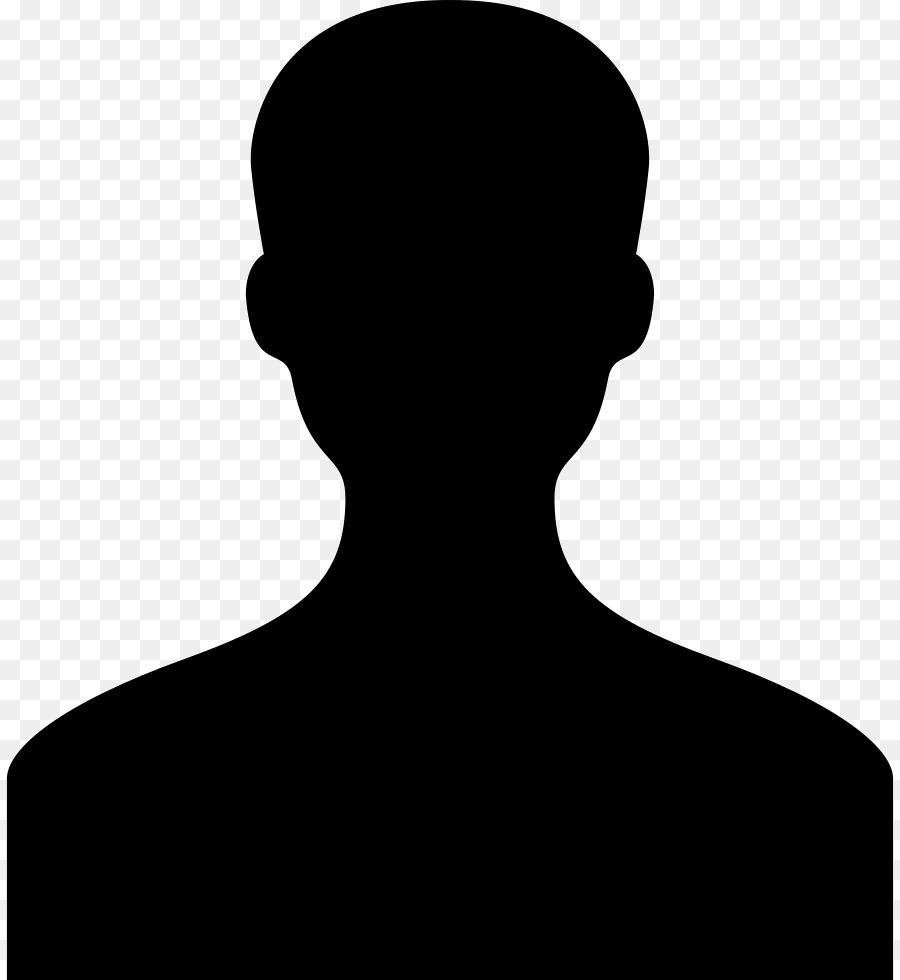Silhouette Man's Head