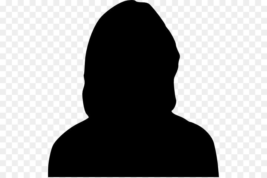 Silhouette Man's Head