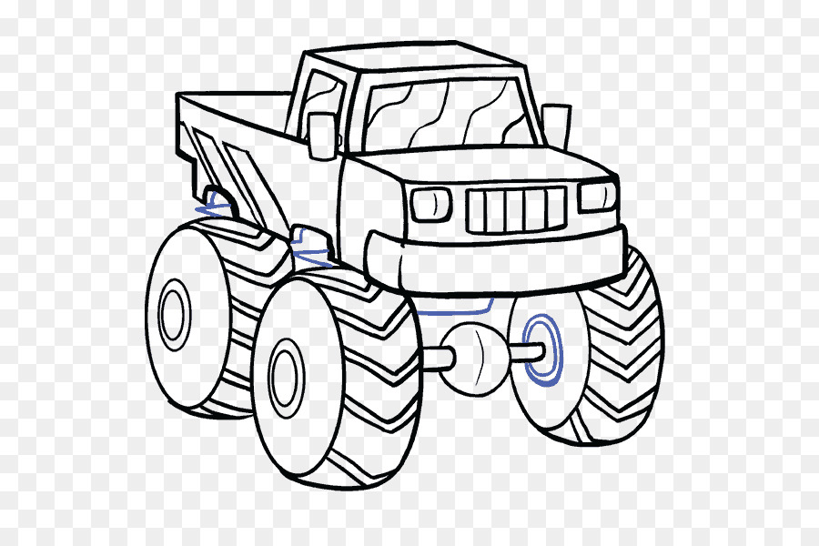 Pickup truck Car Drawing Monster truck - MONSTER TRUCKS png download - 678*600 - Free Transparent Pickup Truck png Download.