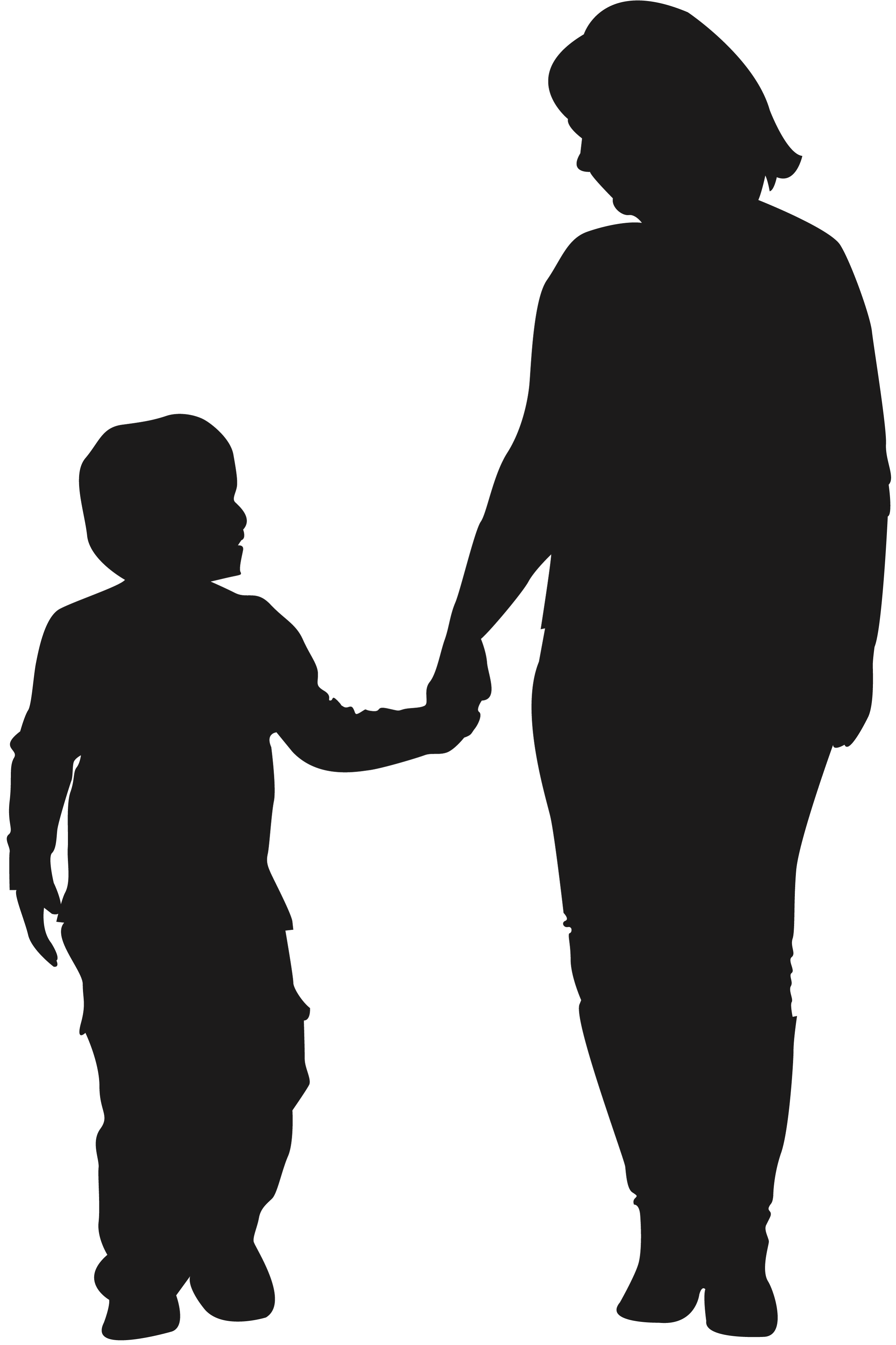 Mom And Baby Silhouette Png Download Mother And Son Clipart Black ...