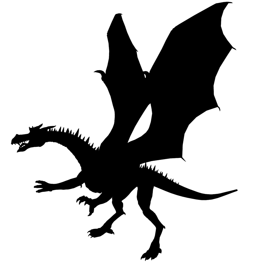 Dragon Silhouette Clip art - dragon png download - 855*886 - Free ...