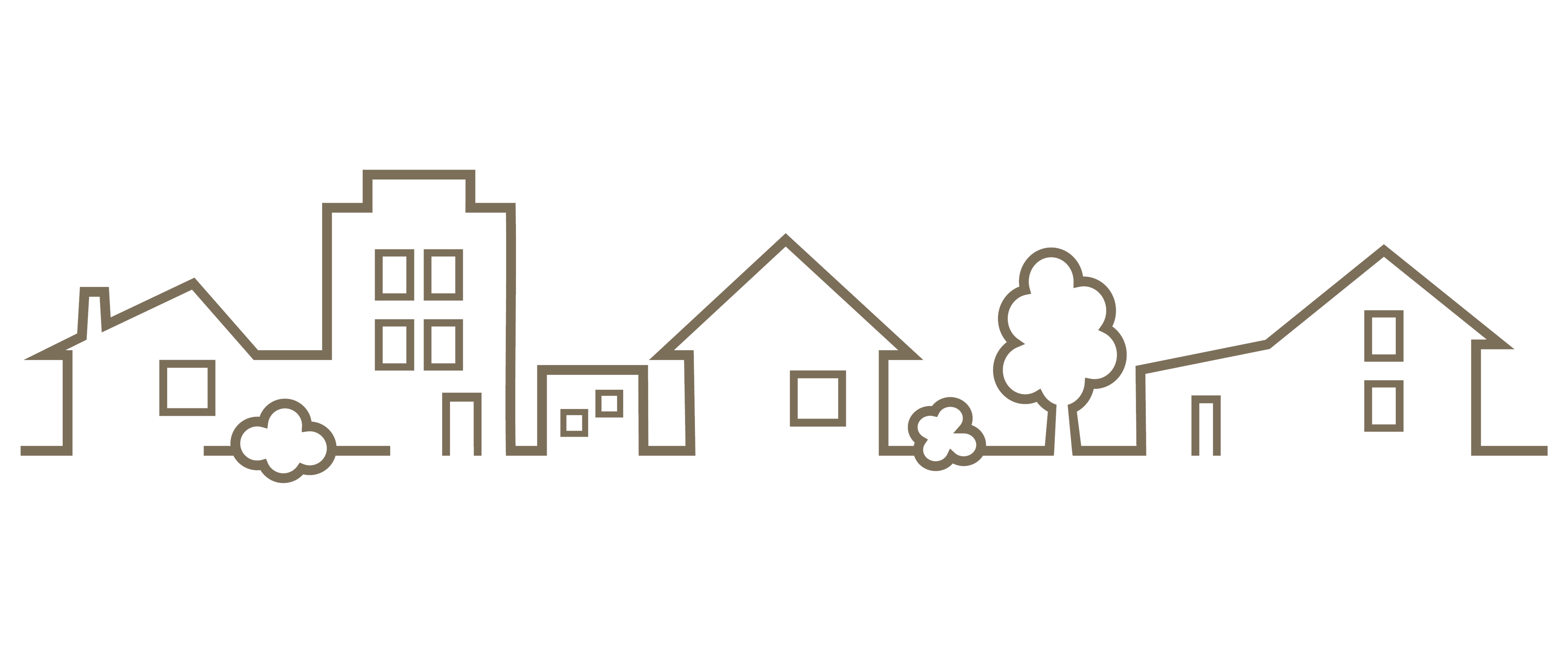 Silhouette Royalty-free House - Town png download - 5000*2083 - Free ...
