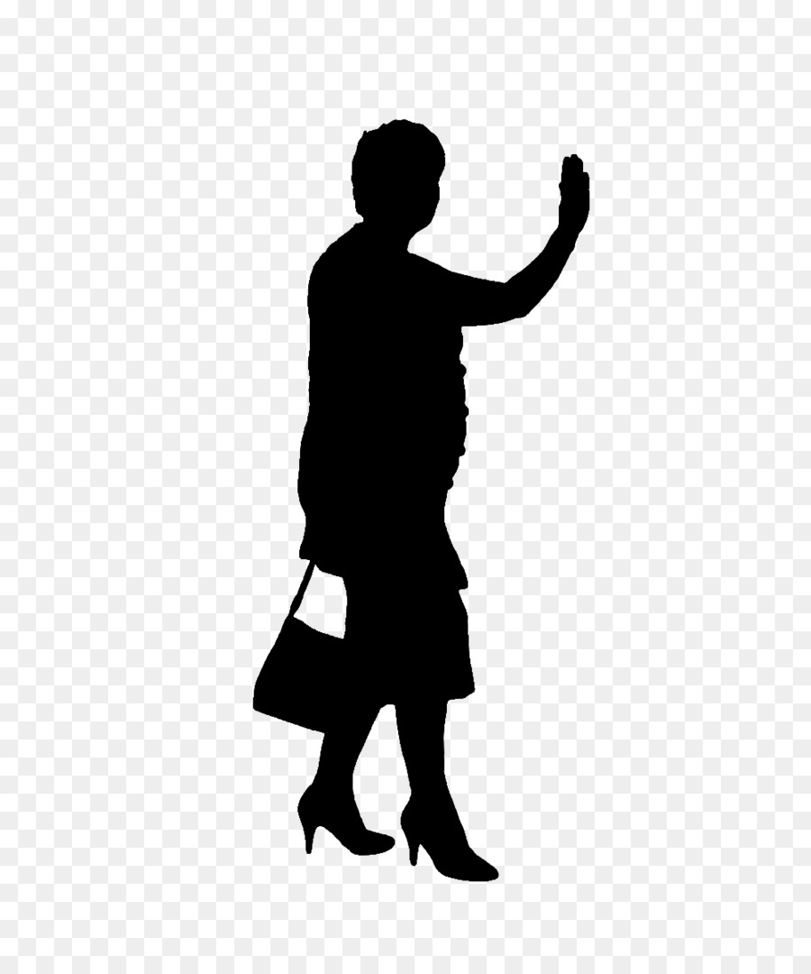 Silhouette Female Illustration - Hello lady bag silhouette png download - 1000*1200 - Free Transparent Silhouette png Download.