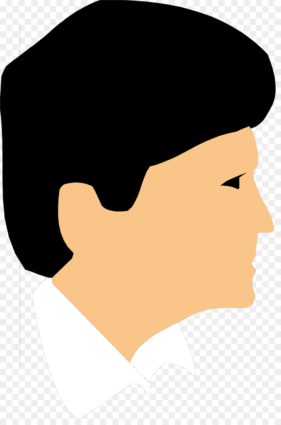 Silhouette Of A Man's Face