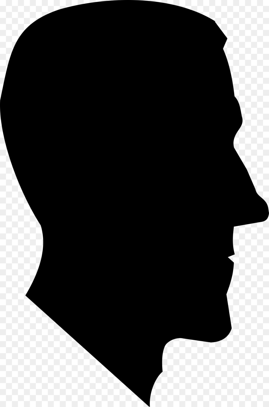 Silhouette Of A Man's Head