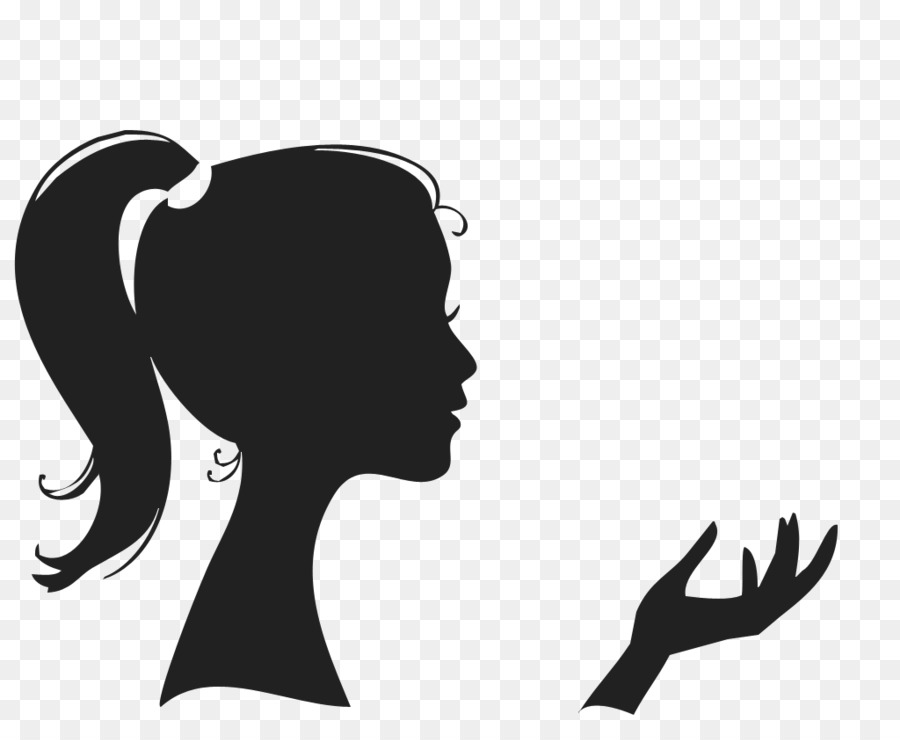 Silhouette Of A Woman's Face