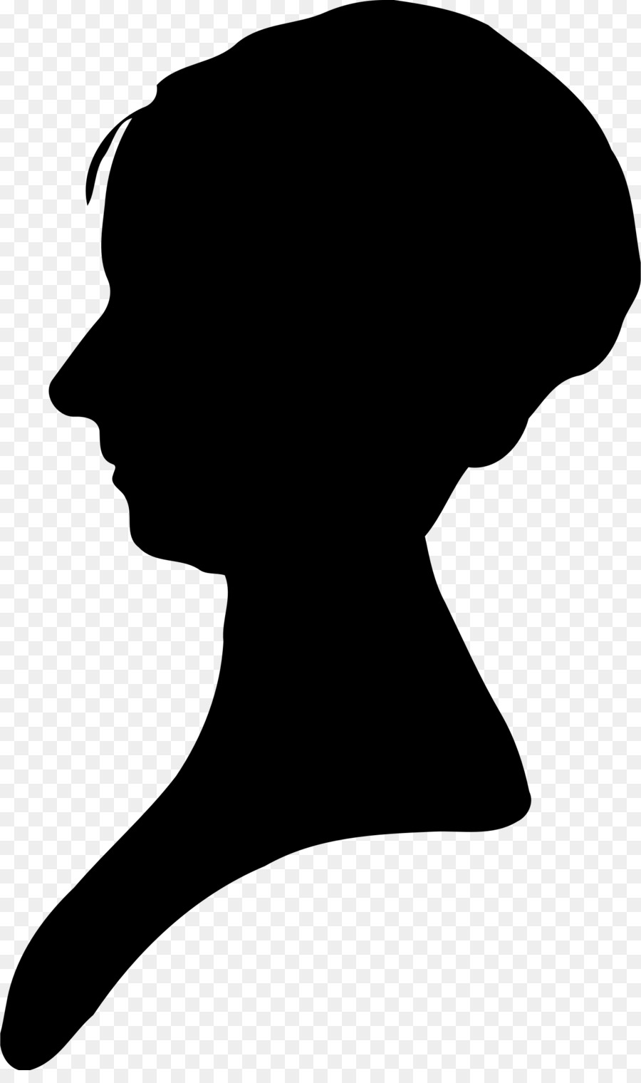 Silhouette Of A Woman's Head
