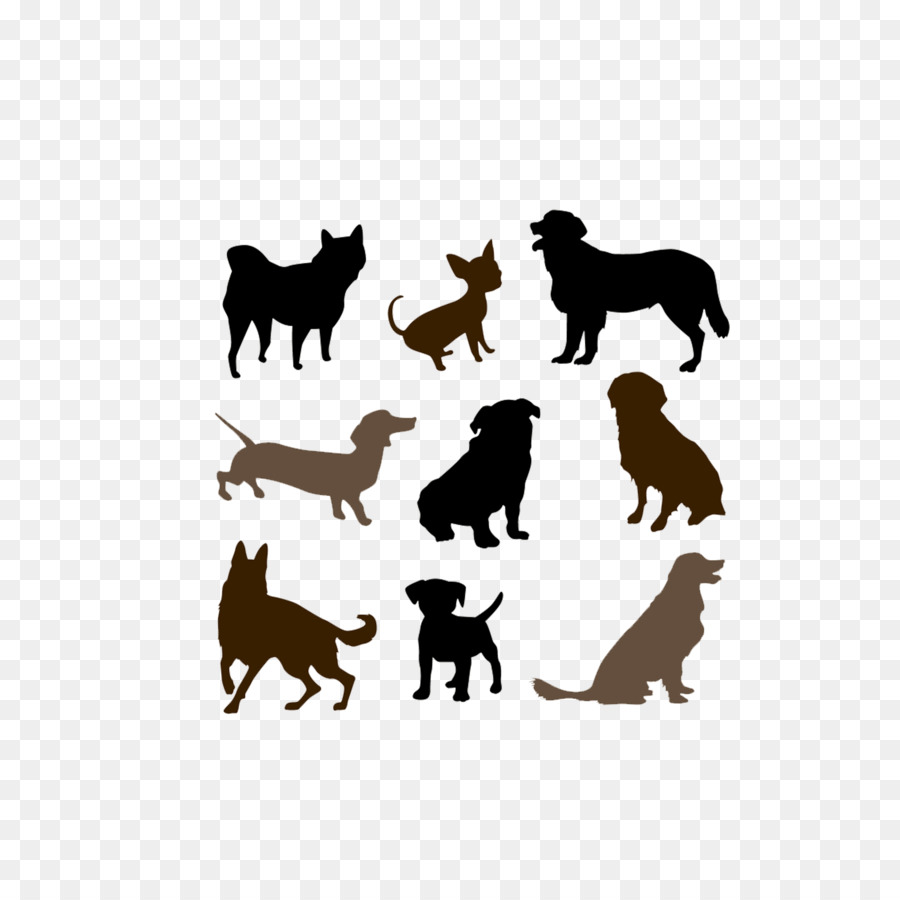 St. Bernard Jack Russell Terrier Puppy Pet - Silhouettes of animals png download - 2362*2362 - Free Transparent St Bernard png Download.