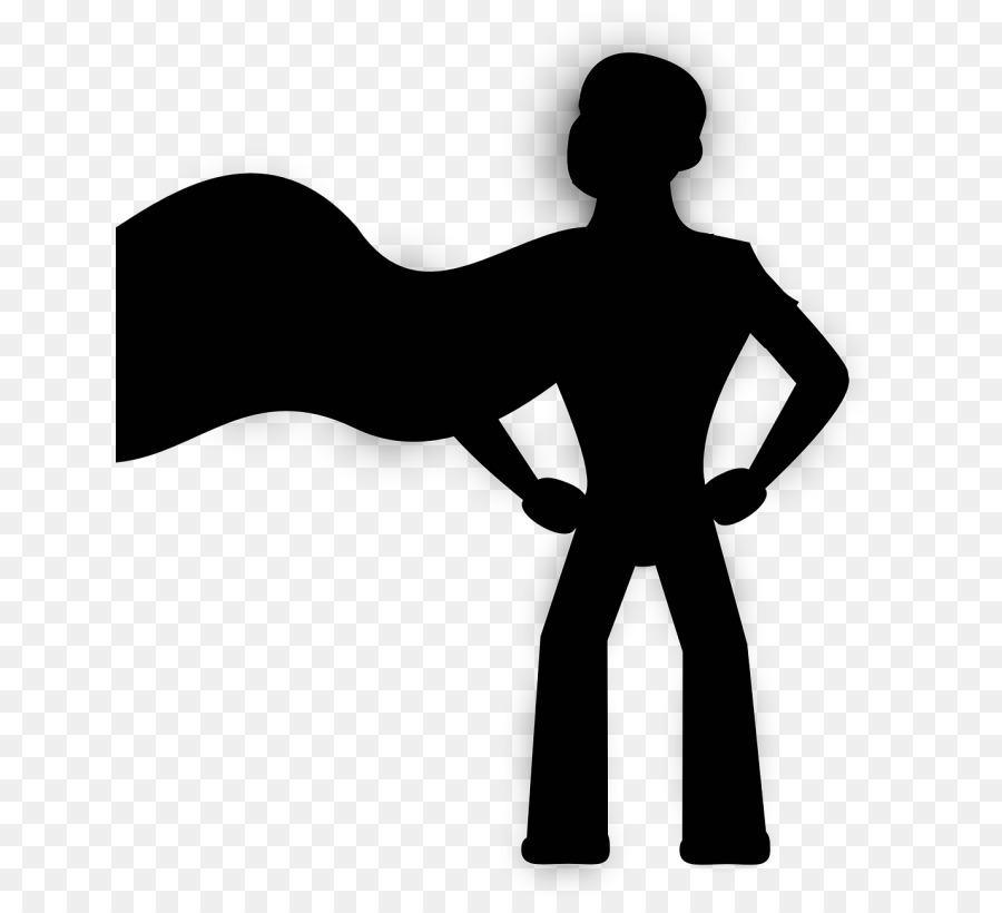 Superhero Silhouette Superman Batman - Silhouette png download - 694*809 - Free Transparent Superhero png Download.