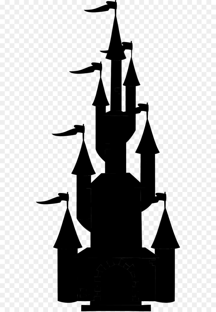 Silhouette Of Cinderella's Castle