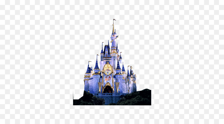 Silhouette Of Cinderella's Castle