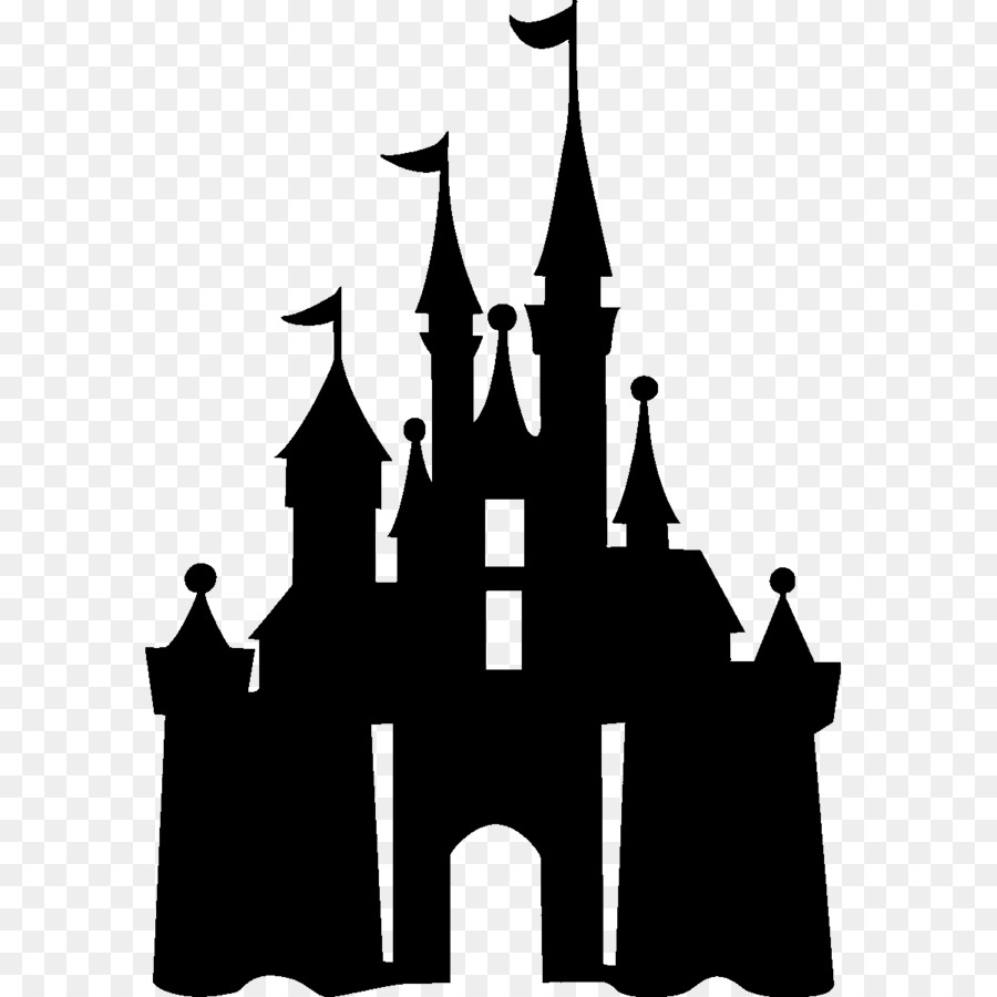Silhouette Of Cinderella's Castle