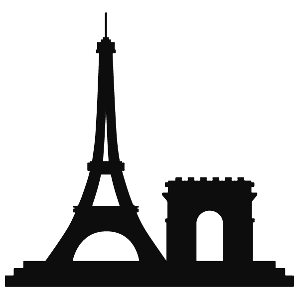 Eiffel Tower Landmark Drawing Arc De Triomphe Png Download 600600