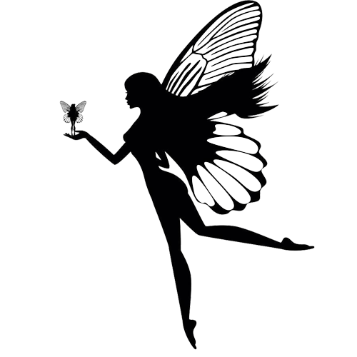 Silhouette Fairy Clip art - Butterfly Fairy png download - 500*500 ...