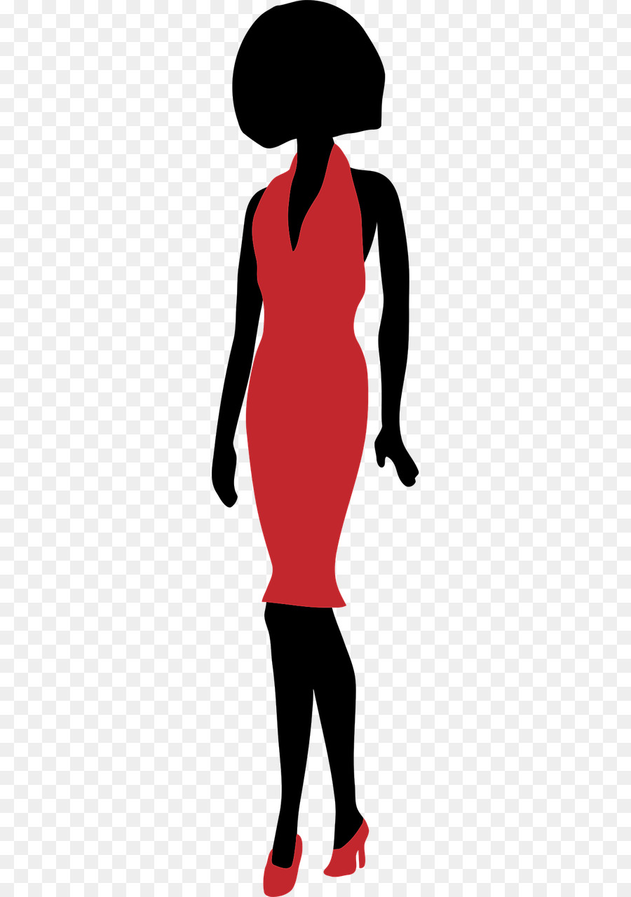 Woman Silhouette Fashion Clip art - woman png download - 640*1280 - Free Transparent  png Download.