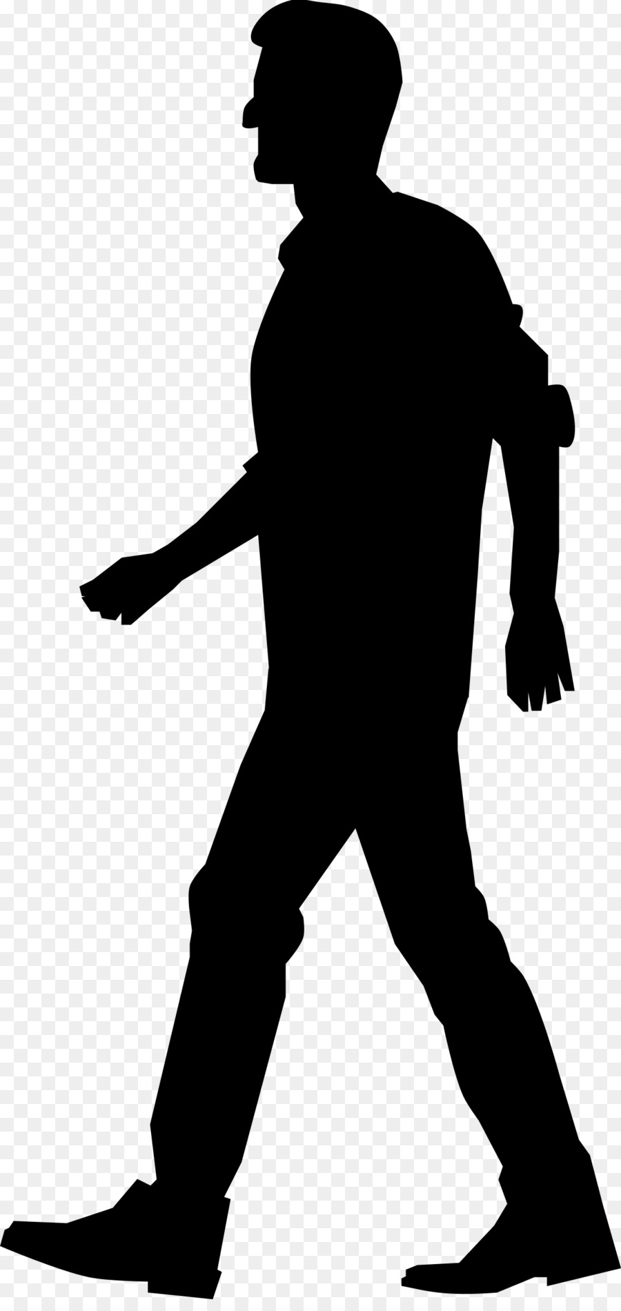 Walking Computer Icons Clip art - silhouette png download - 1147*2400 - Free Transparent Walking png Download.