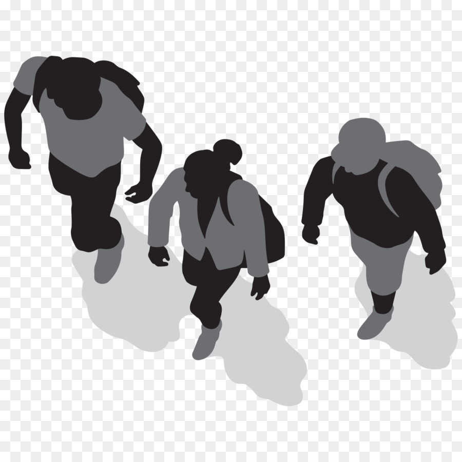 Silhouette Walking Drawing Sport - vector leaflets png download - 1200*1200 - Free Transparent Silhouette png Download.