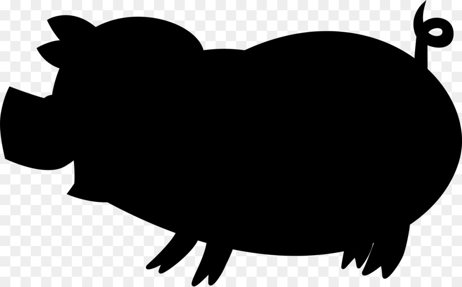 Silhouette Photography Pig Image Shooting Targets -  png download - 4834*3004 - Free Transparent Silhouette png Download.