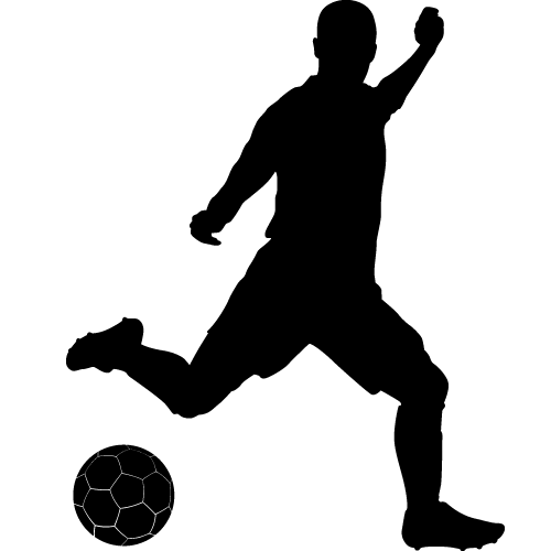 Football player Silhouette Sport Clip art - football png download - 500 ...