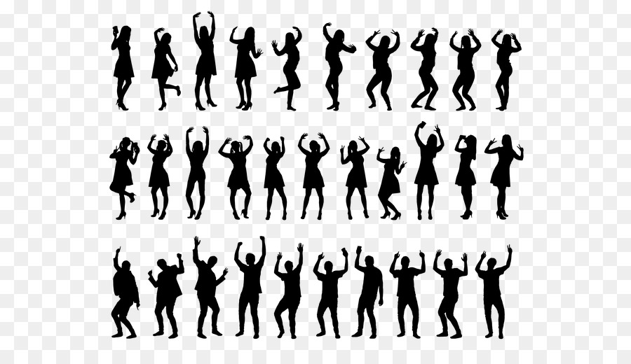 Silhouette Dance Art Clip art - people jubilating silohouette png download - 640*517 - Free Transparent Silhouette png Download.