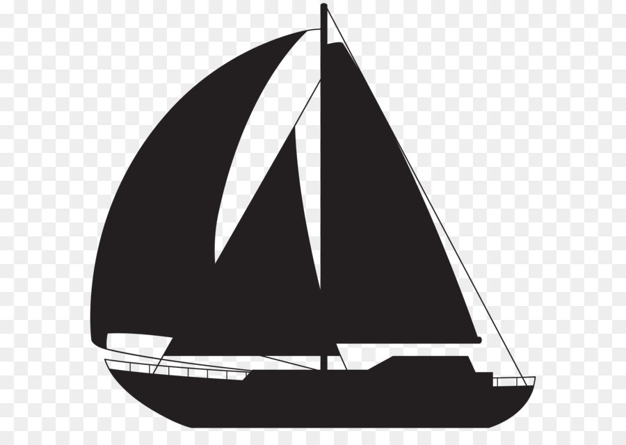 Sailing ship Ice boat Rigging - Sailboat Silhouette PNG Clip Art Image png download - 8000*7636 - Free Transparent Sailboat png Download.