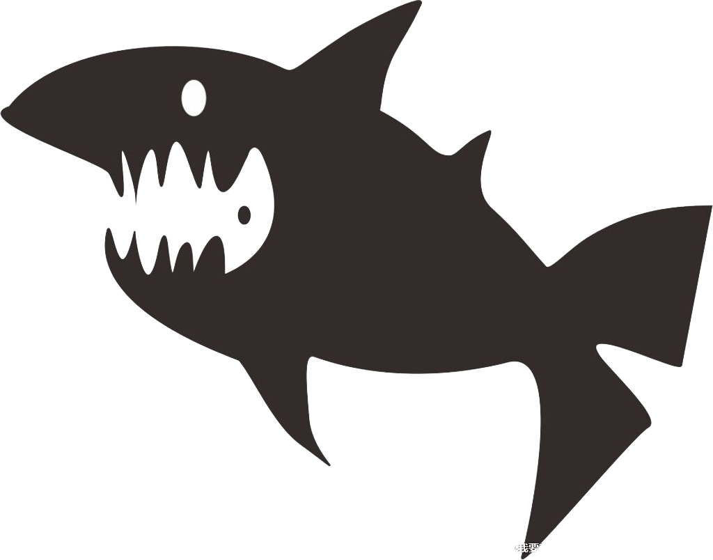 Shark Silhouette Download - Silhouette shark png download - 1024*804 ...