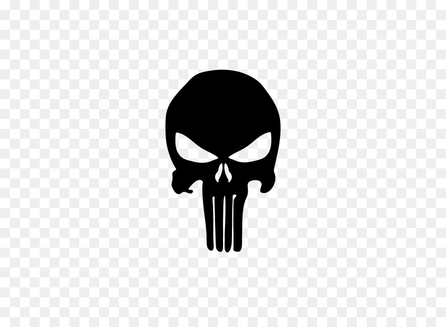 Punisher Stencil Human skull symbolism Deadpool Decal - deadpool png download - 650*650 - Free Transparent Punisher png Download.