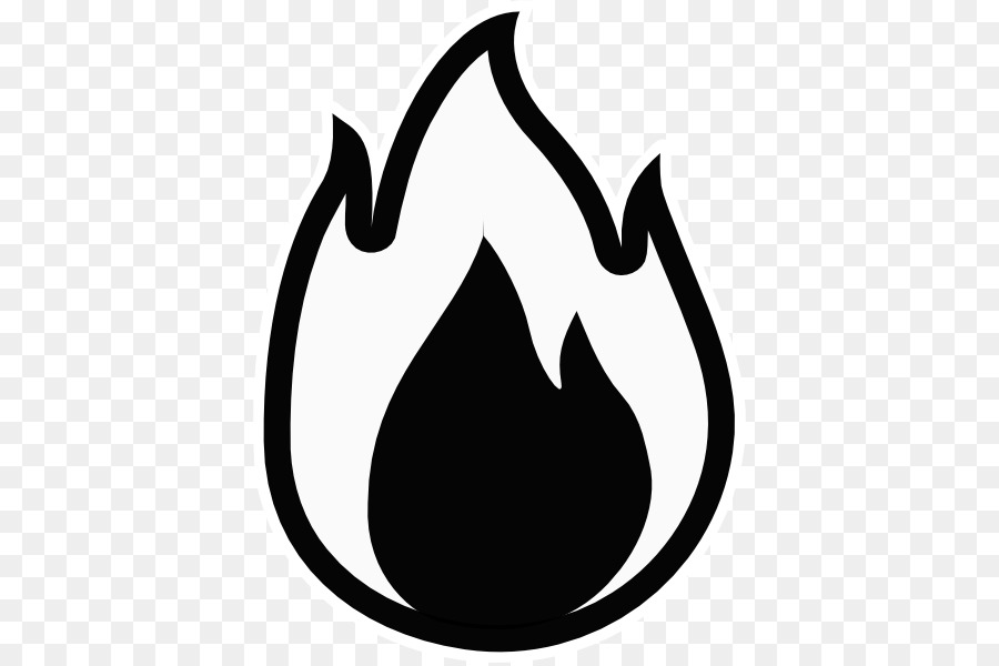 Flame Fire Black and white Clip art - Flame Template Printout png download - 444*597 - Free Transparent Flame png Download.